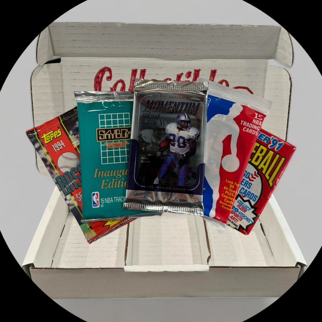Vintage 3 Sports Box - Baseball, Football & Basketball - Monthly