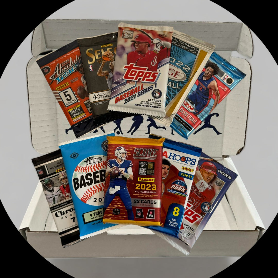 Modern 3 Sports Box - Baseball, Football and Basketball - Yearly